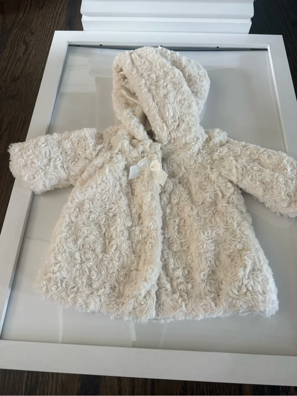 London Fog Satin-Lined Cream Infant Jacket size 3-6 months
